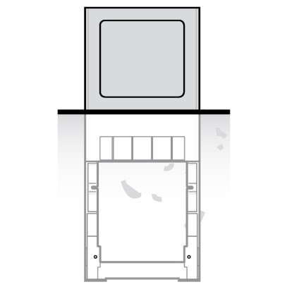 Sockeloberteil UNI4, 400mm tief